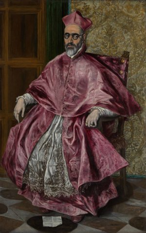 Cardinal Fernando Nino de Guevara by El Greco Oil Painting