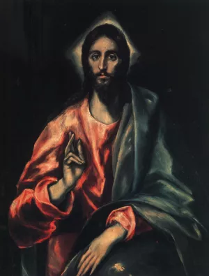 Christ Oil painting by El Greco