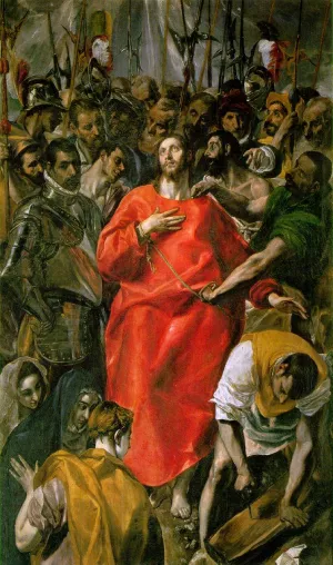 El Espolio The Spoliation, Christ Stripped of His Garments by El Greco Oil Painting
