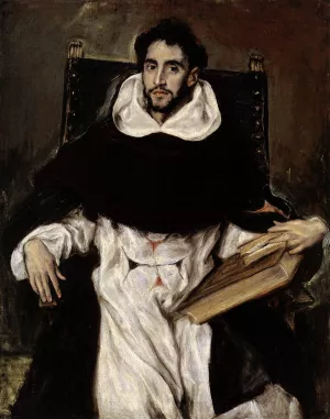 Fray Hortensio Felix Paravicino by El Greco Oil Painting