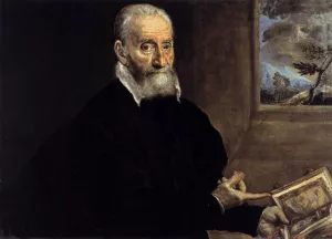 Giulio Clovio by El Greco - Oil Painting Reproduction