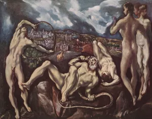 Laocooen by El Greco Oil Painting
