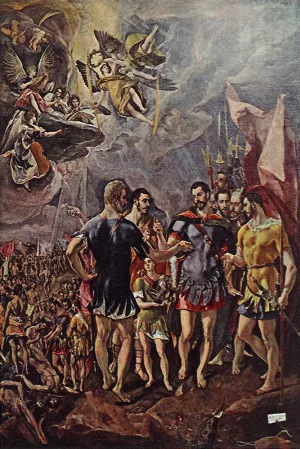 Martyrdom of St Maurice and His Legions by El Greco - Oil Painting Reproduction
