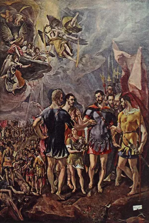 Martyrdom of St Maurice and His Legions Oil painting by El Greco
