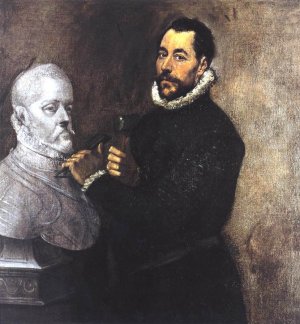 Portrait of a Sculptor by El Greco Oil Painting