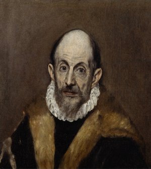 Portrait of an Old Man by El Greco Oil Painting