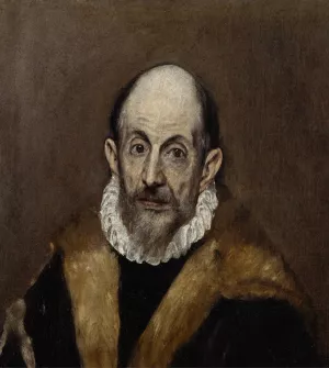 Portrait of an Old Man by El Greco Oil Painting