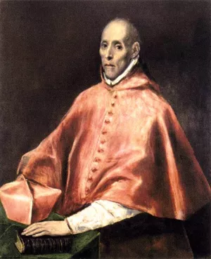 Portrait of Cardinal Tavera by El Greco Oil Painting