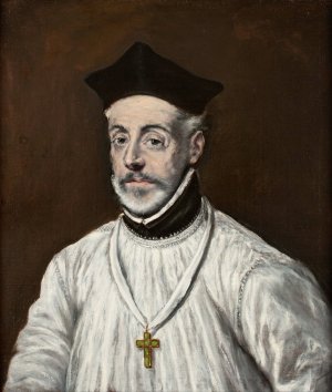 Portrait of Diego de Covarrubias y Leiva by El Greco Oil Painting