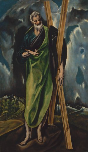 Saint Andrew by El Greco Oil Painting