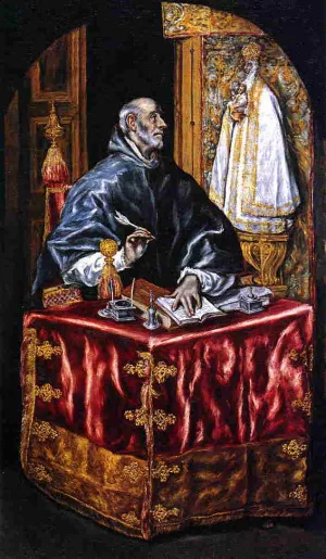 Saint Ildefonso by El Greco - Oil Painting Reproduction
