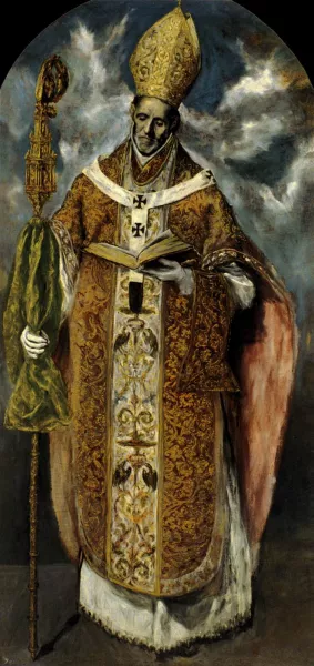 St Ildefonso by El Greco Oil Painting