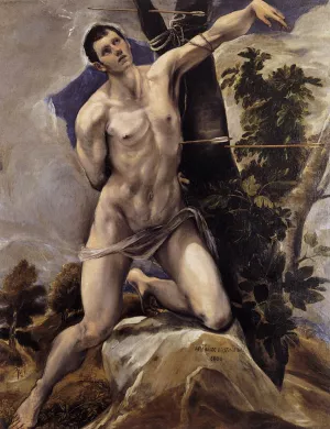 St Sebastian by El Greco - Oil Painting Reproduction