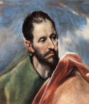 Study of a Man by El Greco Oil Painting