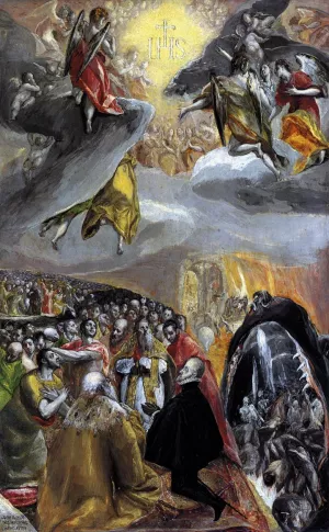 The Adoration of the Name of Jesus by El Greco - Oil Painting Reproduction