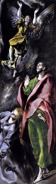 The Crucifixion Detail by El Greco - Hand-Painted Oil Painting Reproduction
