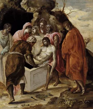 The Entombment of Christ by El Greco - Oil Painting Reproduction