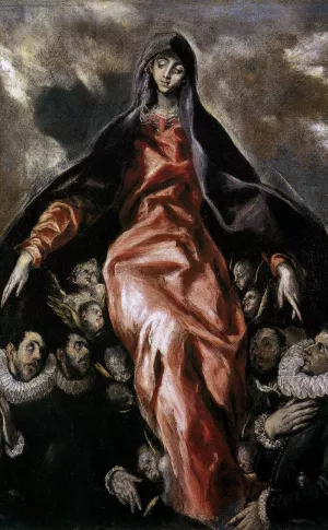The Madonna of Charity Oil painting by El Greco