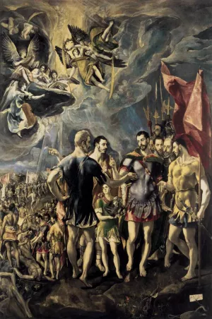 The Martyrdom of St Maurice painting by El Greco