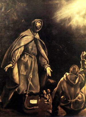 The Stigmatization of St Francis Oil painting by El Greco