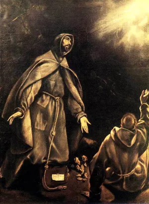 The Stigmatization of St Francis by El Greco Oil Painting