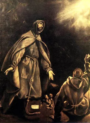 The Stigmatization of St Francis Oil painting by El Greco