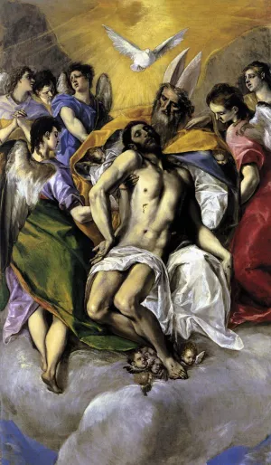 The Trinity by El Greco - Oil Painting Reproduction