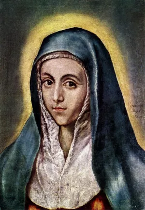 The Virgin Mary by El Greco Oil Painting