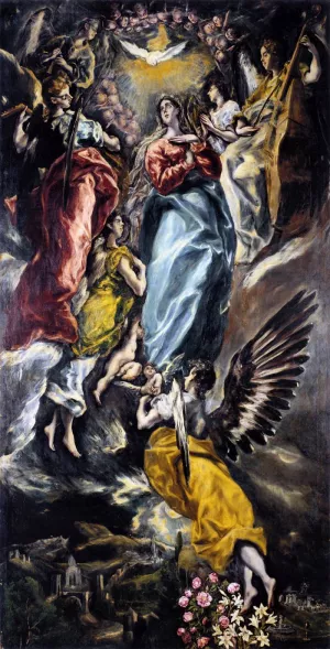 The Virgin of the Immaculate Conception by El Greco - Oil Painting Reproduction