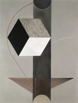 Proun 99 by El Lissitzky Oil Painting