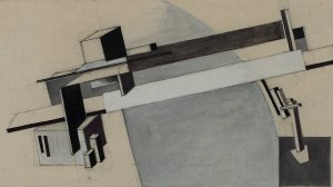 Proun Study 1A by El Lissitzky Oil Painting