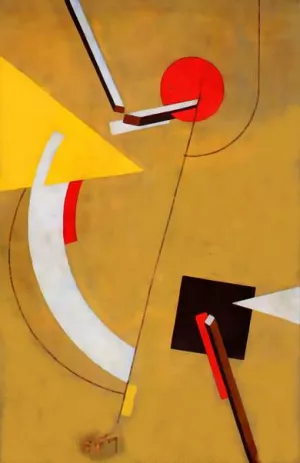Proun Oil painting by El Lissitzky