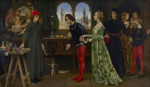 Botticelli's Studio by Eleanor Fortescue-Brickdale Oil Painting