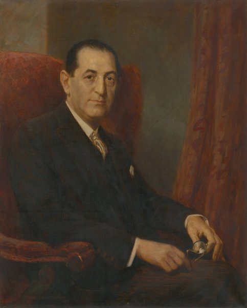 Portrait of a man  by Elemir Halasz-Hradil - Hand-Painted Oil Painting Reproduction