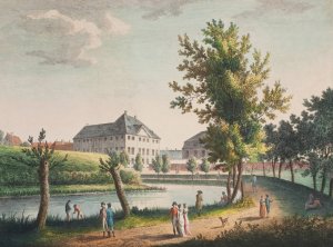 Esplanaden ved Oster Port by Elias Meyer Oil Painting