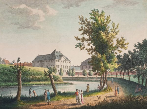 Main Product Photo of Esplanaden ved Oster Port  Painting by Elias Meyer