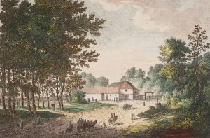 Fortunen ved Dyrehaven by Elias Meyer Oil Painting