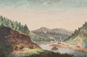 Gule Elv, i Trondheims Stift by Elias Meyer Oil Painting