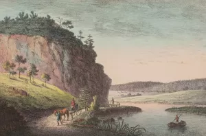 Paa Vejen til Roraas Kobbervaerk by Elias Meyer Oil Painting
