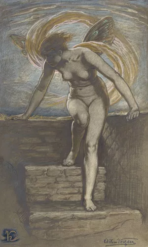 Dawn by Elihu Vedder Oil Painting