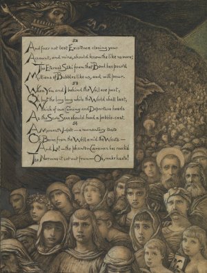 Death's Review by Elihu Vedder Oil Painting