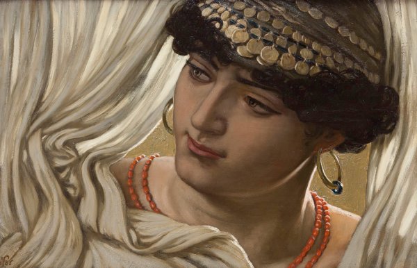 Main Product Photo of Delilah  Painting by Elihu Vedder