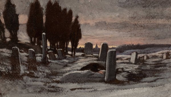 Main Product Photo of Desolation  Painting by Elihu Vedder