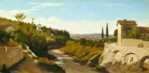 Fiesole by Elihu Vedder Oil Painting