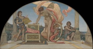 Goddess of Fortune Stay With Us by Elihu Vedder Oil Painting