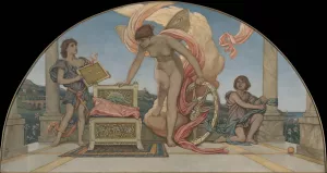 Goddess of Fortune Stay With Us by Elihu Vedder Oil Painting
