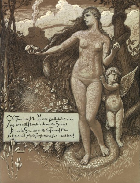 Main Product Photo of In the Beginning  Painting by Elihu Vedder