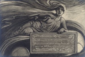 Into the Universe by Elihu Vedder Oil Painting