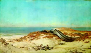 Lair of the Sea Serpent by Elihu Vedder - Oil Painting Reproduction