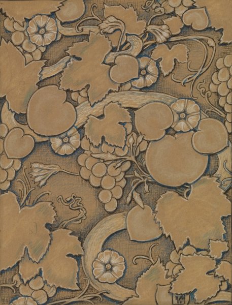 Main Product Photo of Lining Paper  Painting by Elihu Vedder